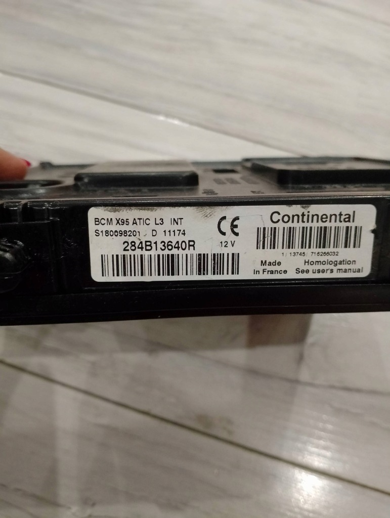 фото №2, Модуль bcm x95 284b13640r renault scenic iii