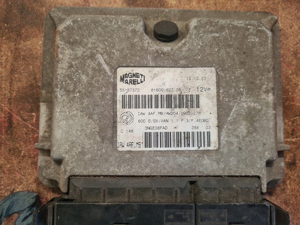 фото №1, Бортовий комп'ютер fiat seicento 1.1 55187372 iaw4af.m9