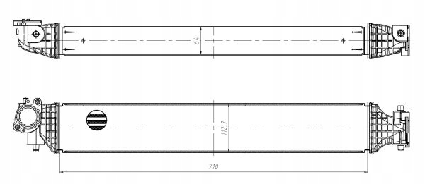 фото №14, 309045 nrf радіатор інтеркулер