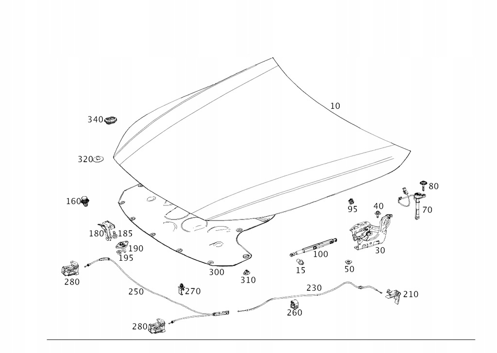 фото №1, Передняя капот mercedes cls c257