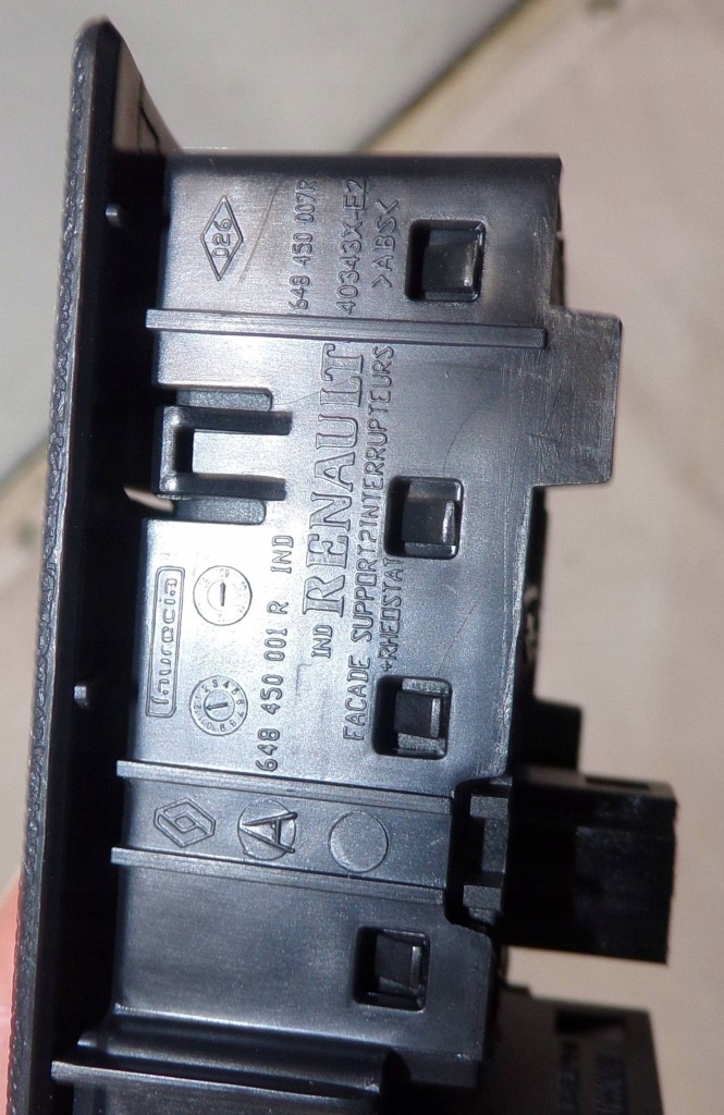 фото №3, Панель регулювання світла renault megane iii 648450001r