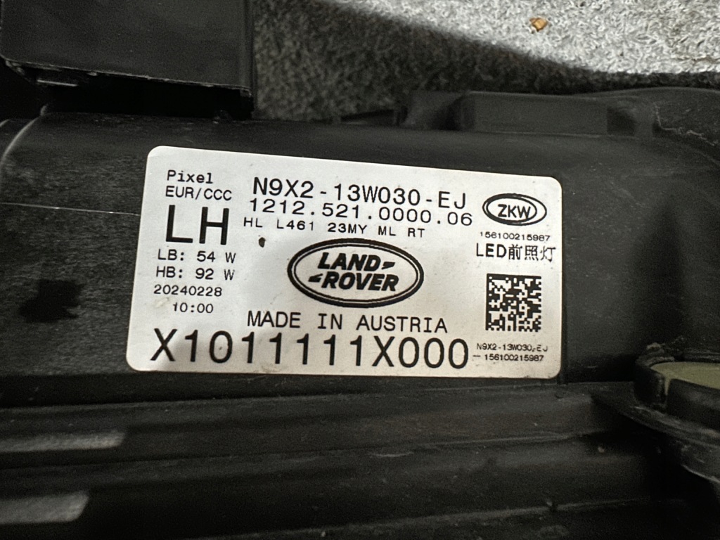 фото №5, Лампа range rover sport iii l461 nx92-13w030-ej ліва full led комплектна