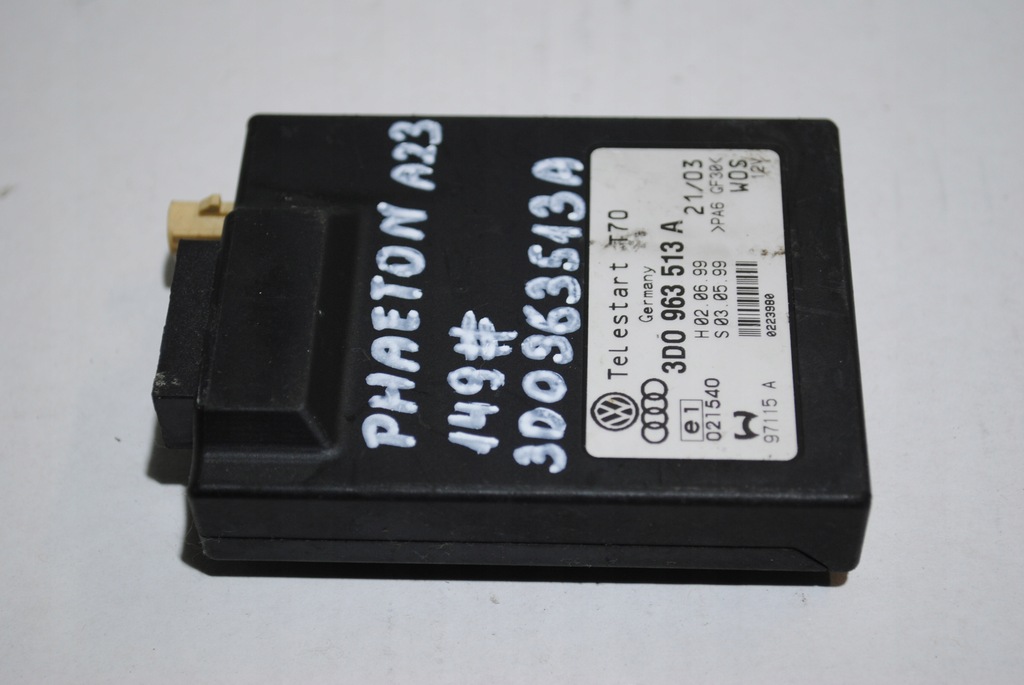 фото №4, Модуль webasto vw phaeton 3d0963513a