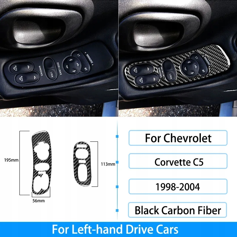 фото №1, Dla chevrolet corvette c5 1998-2004 карбон fiber центральний outlet радіо 18247