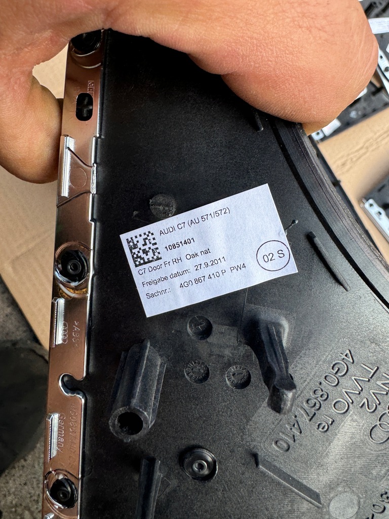 фото №12, Audi a6 c7 kombi накладки декори комплект drewno