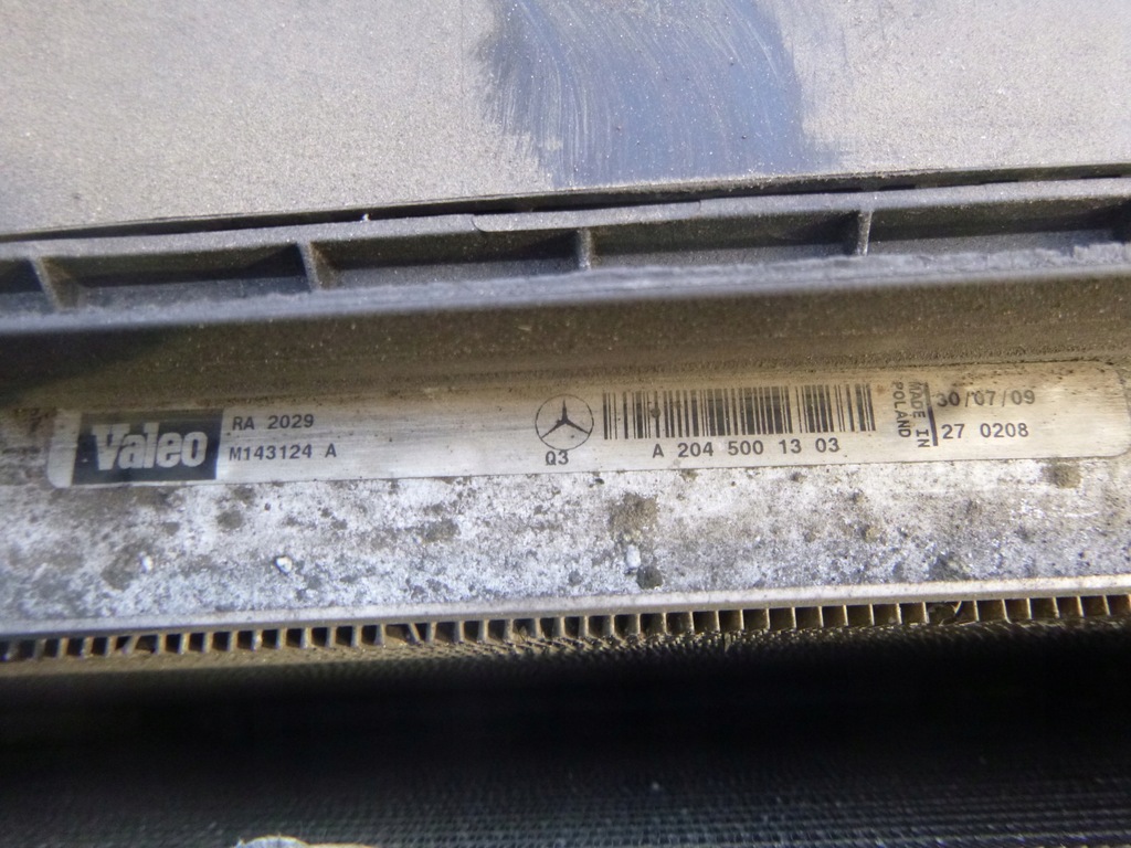 фото №11, Pas передній балка комплект радіатор w204 2.2 cdi