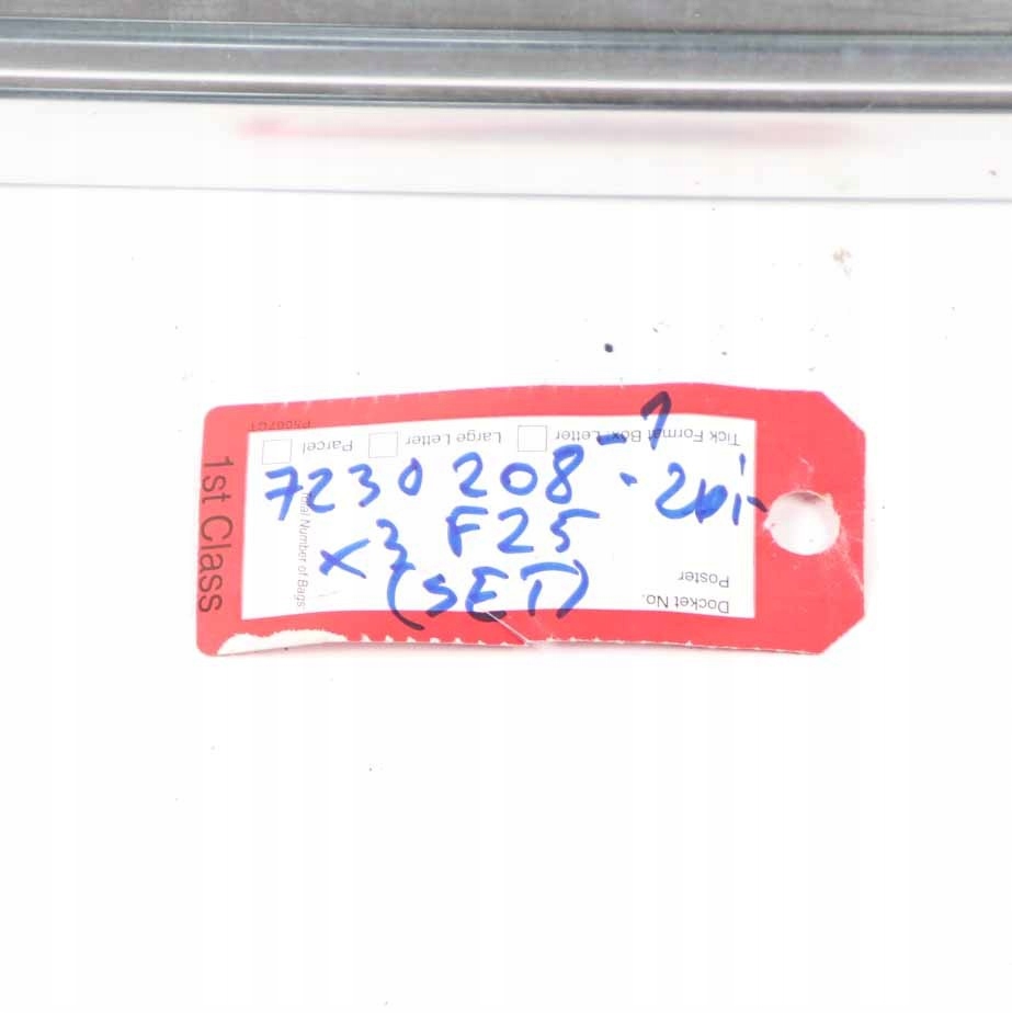 Bmw f3 f25 рейлінги дахові ліве правий молдинг сріблястий 7230207 Оригінал