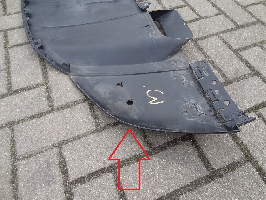 Спойлер спойлер dół бампера перед 7p5807061 porsche cayenne Доставка