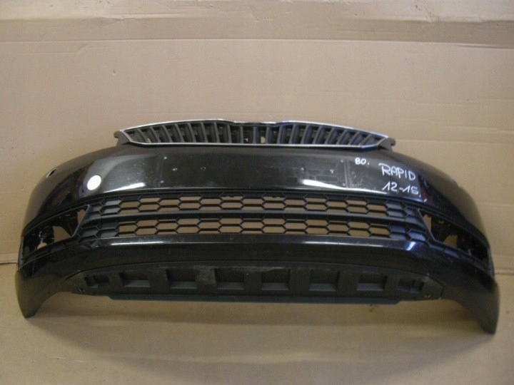 фото №4, Skoda rapid 5ja 2012 бампер перед
