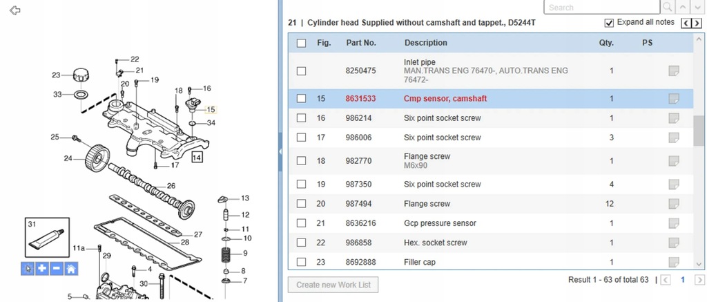 фото №6, Volvo s80 2005 клапани