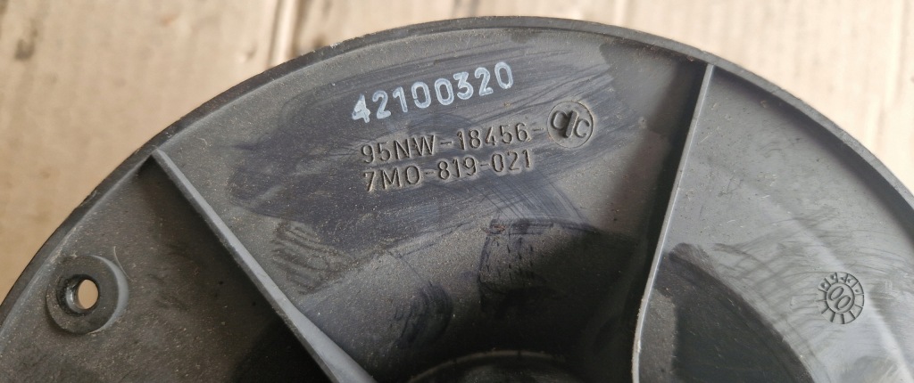 фото №1, Вентилятор повітродувка обдув vw sharan 7m0819021