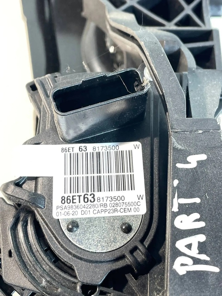 фото №6, Педалі gaz потенціометр гальмо peugeot partner berlingo iv - 9836042280