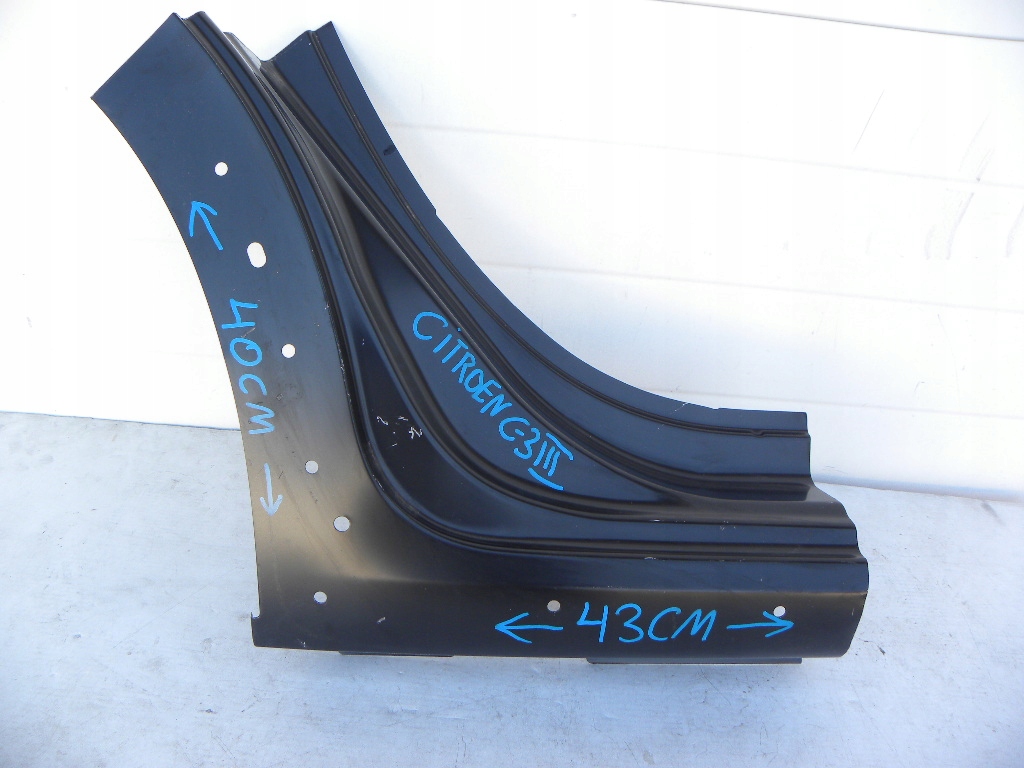 фото №1, Citroen c-3 iii поріг права сторона 43 cm довгий