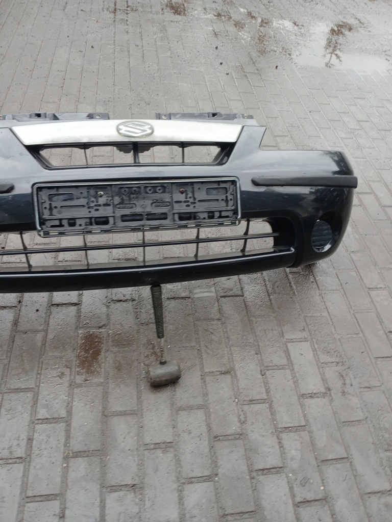 Бампер передний комплектный  оригинал suzuki liana цвет zj3 чёрный с Разборки