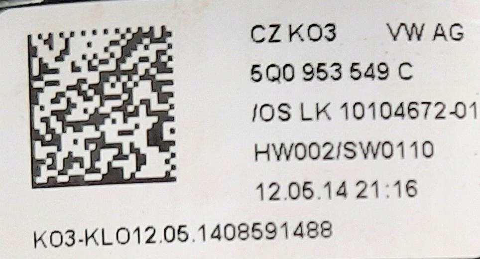 фото №8, Golf vii gt 2.0tdi 2014r перемикачі стрічка шлейф