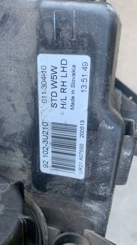 фото №5, Kia sportage 2011- лампа правая bez leda перед