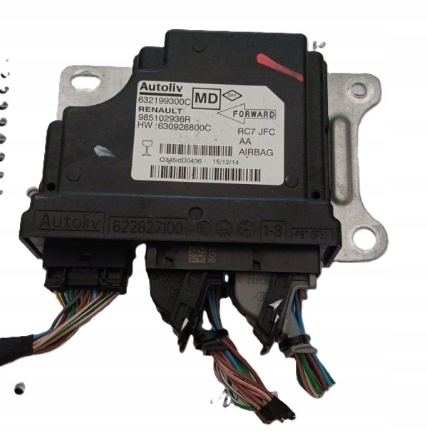 фото №1, Модуль датчик подушка безопасности renault espace v 1.6 dci 985102936r состояние jak новый