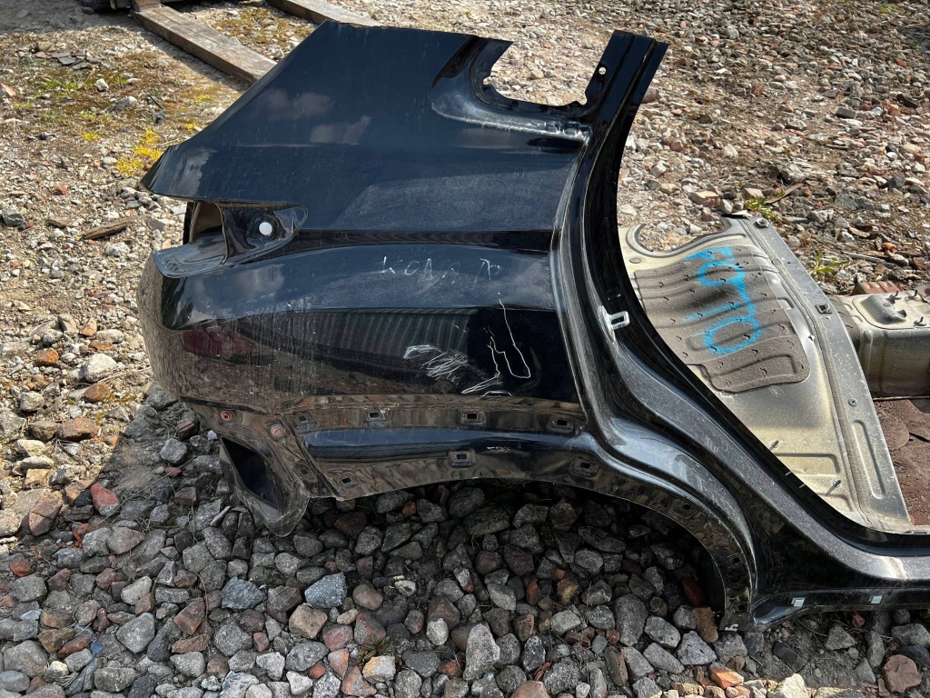 фото №2, Hyundai kona крыло обшивка четверть задняя задняя правая порог блок двигателя