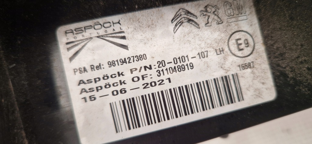 Berlingo iv 4 rifter combo led фара задняя левая в Украине