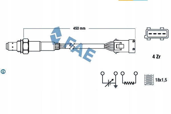 фото №2, Датчик лямбда-зонд citroen berlingo saxo xsara peugeot 1