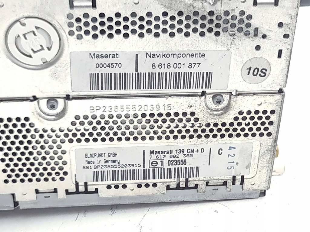 фото №7, Maserati quattroporte 2005 станция мультимедийная 7612002385