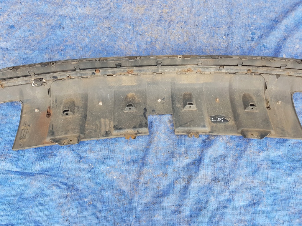 фото №13, Накладка молдинг диффузор бампера задняя mercedes ml w164