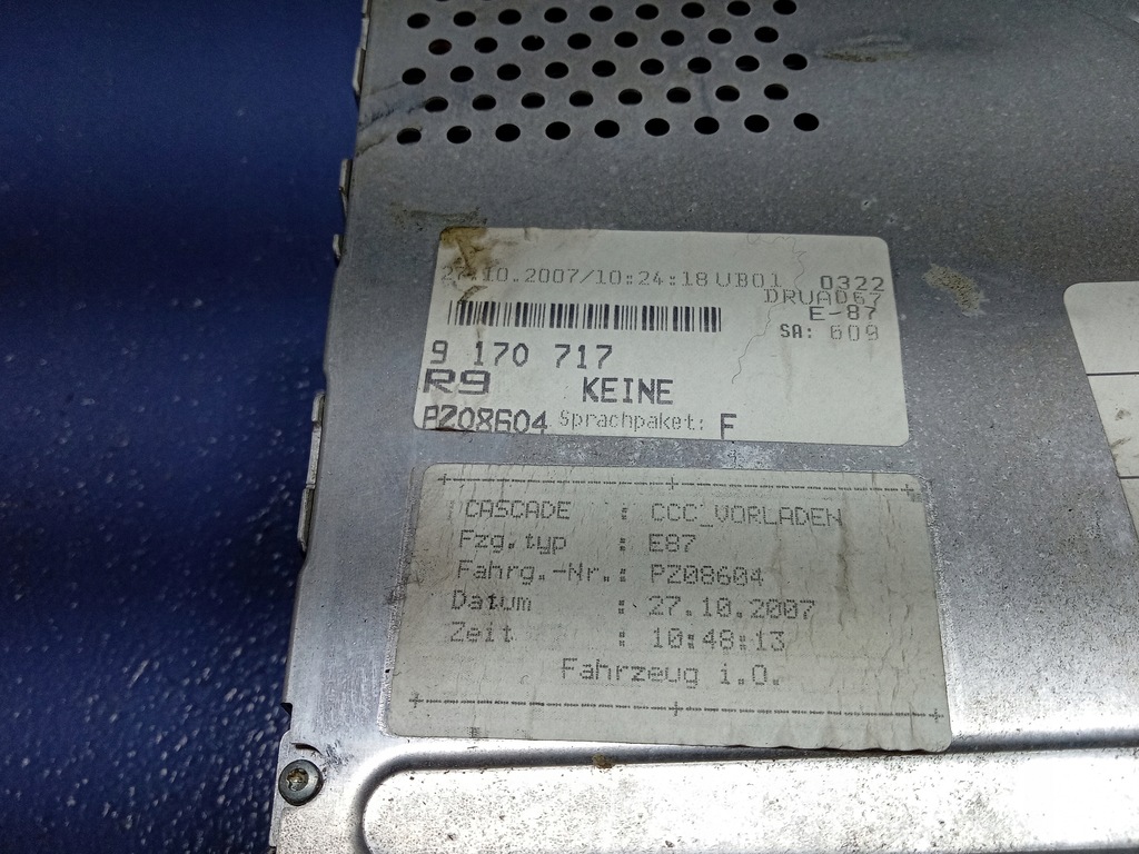 фото №7, Bmw 1 e87 считыватель navi навигации 108788