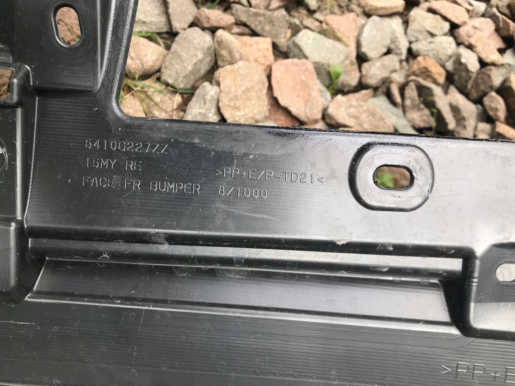 фото №11, Mitsubishi outlander 3 iii бампер перед lift 15-