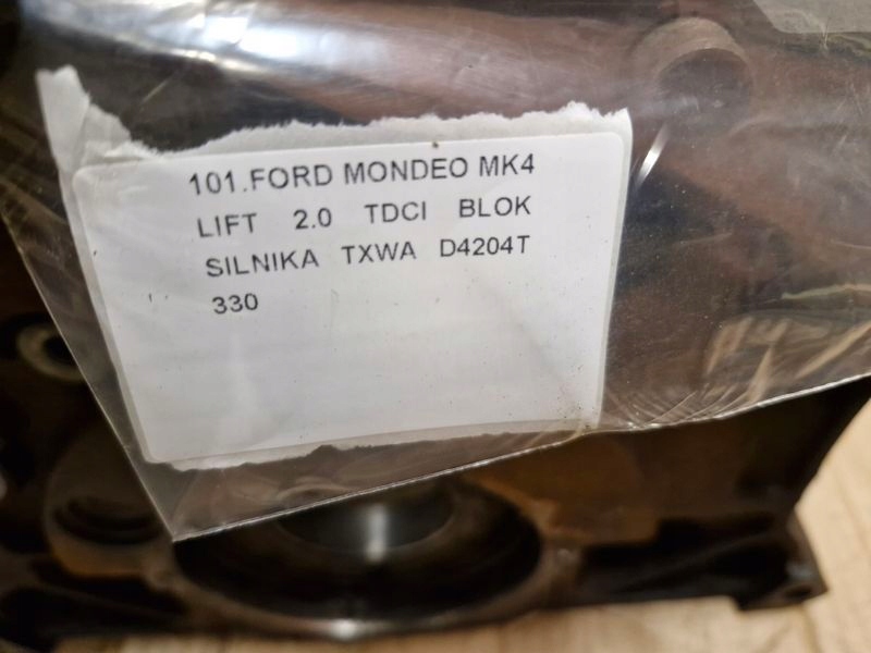 фото №6, Ford mondeo mk4 lift 2.0 tdci блок двигуна txwa d4204t