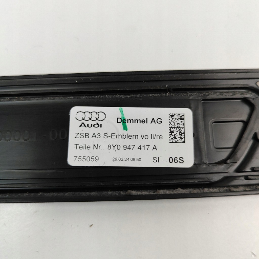 фото №7, Audi a3 8y 2024 набор молдинг порог внутренних