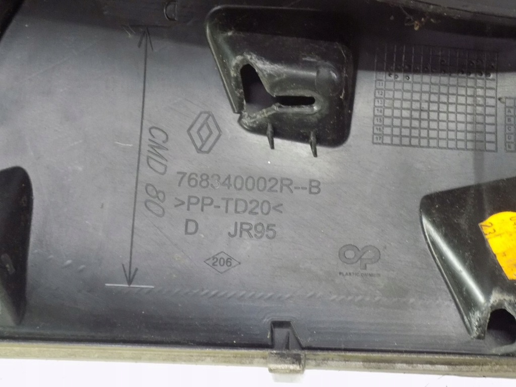 фото №7, Renault scenic iii 09-16 ted11 молдинг скло лобове права 768340002r