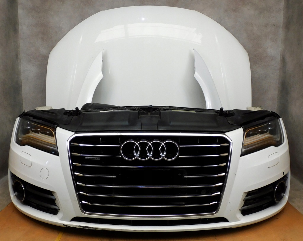 фото №1, Audi a7 c7 4g8 kompletny перед бампер лампы капот pas ls9r full led радары