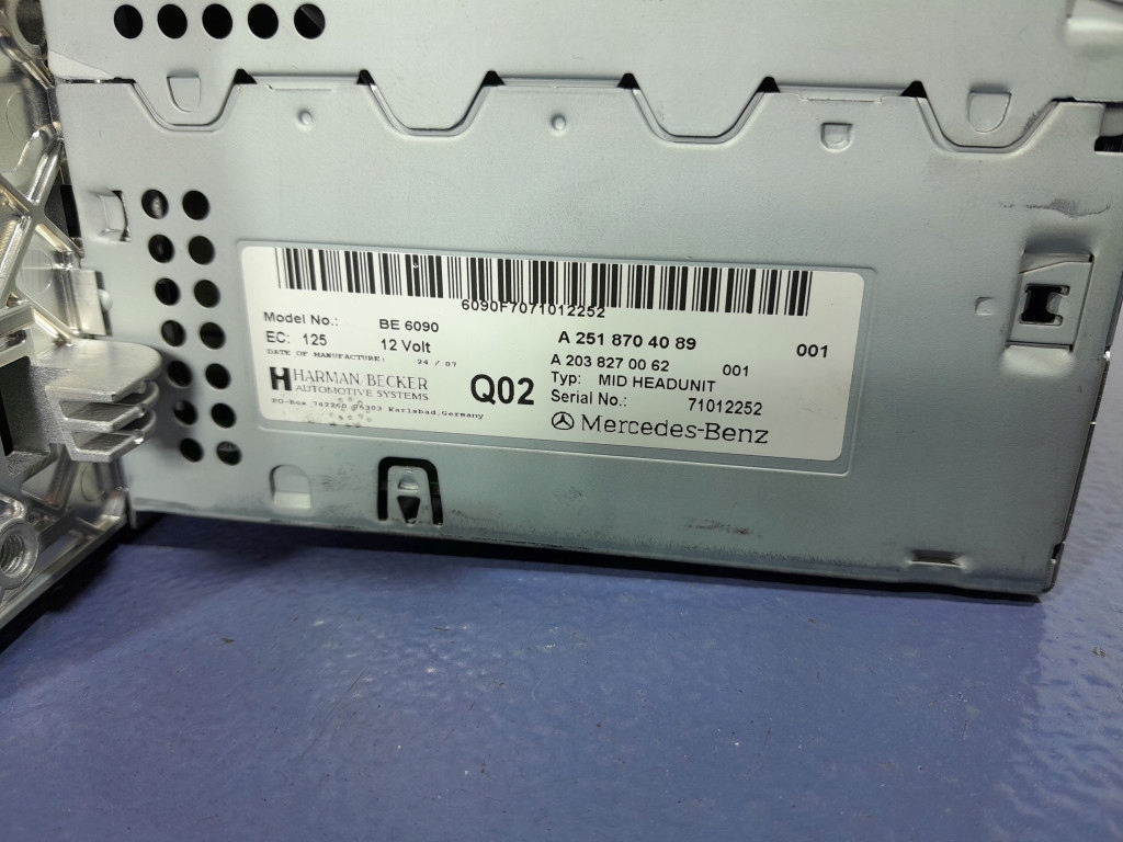фото №4, Mercedes r w251 радіо cd навігація a2038270062
