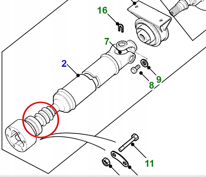 фото №2, Freelander захист гумовий елемент шарнір вала привідного