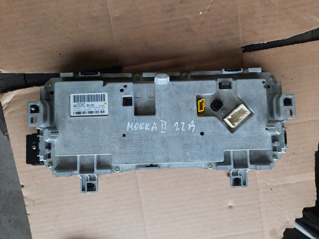 фото №9, Opel mokka b ii 1.2 блок управления бортовой компьютер bsi замок зажигания ключей счетчик набор