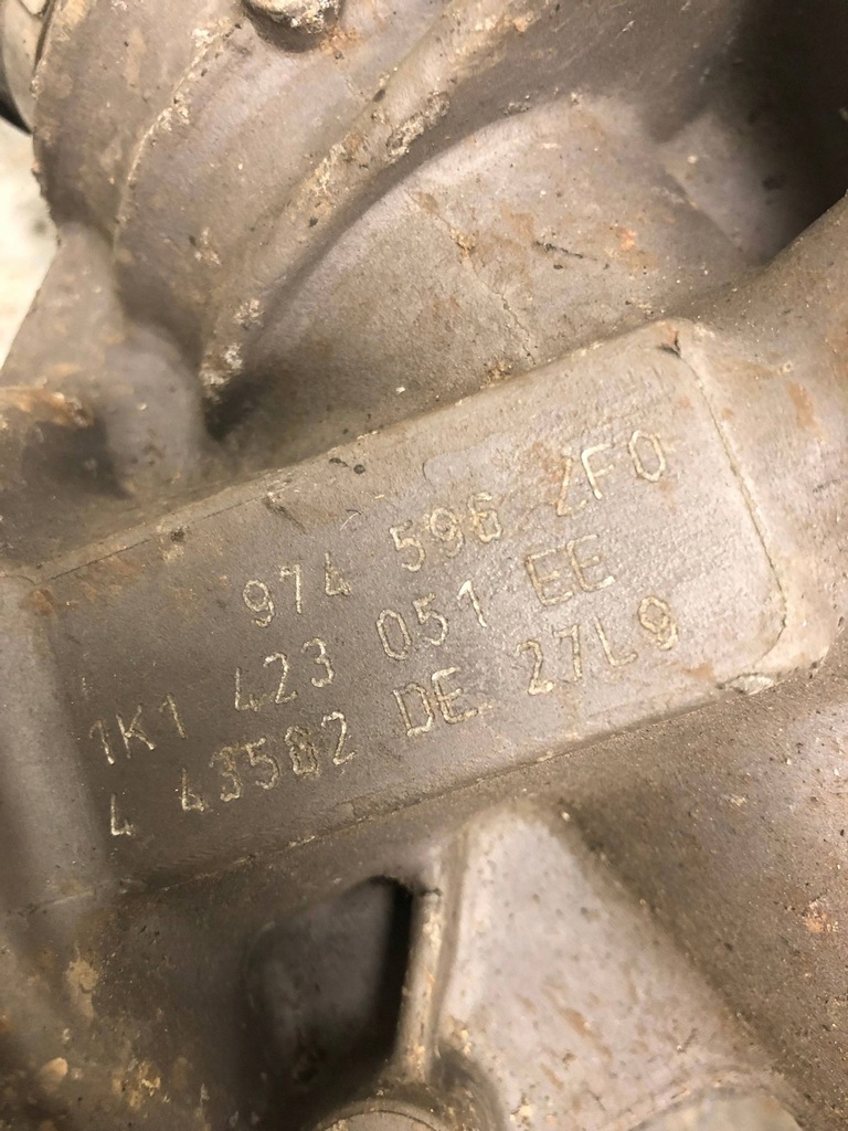 фото №8, Рейка рульова трансмісія vw scirocco 1k0909144j 1k1423051ee