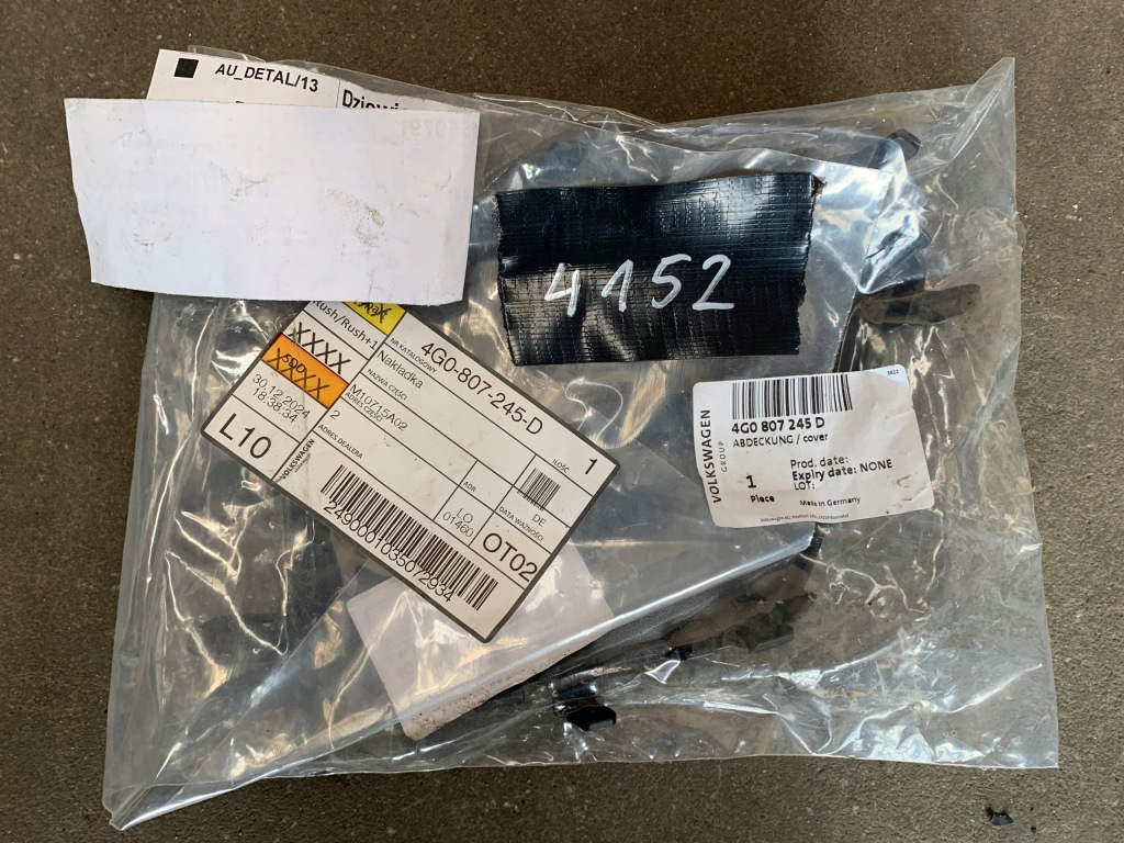 Купити Audi a6 c7 a7 захист ліва ґрати бампера перед nowa оригінал 4g0807245d