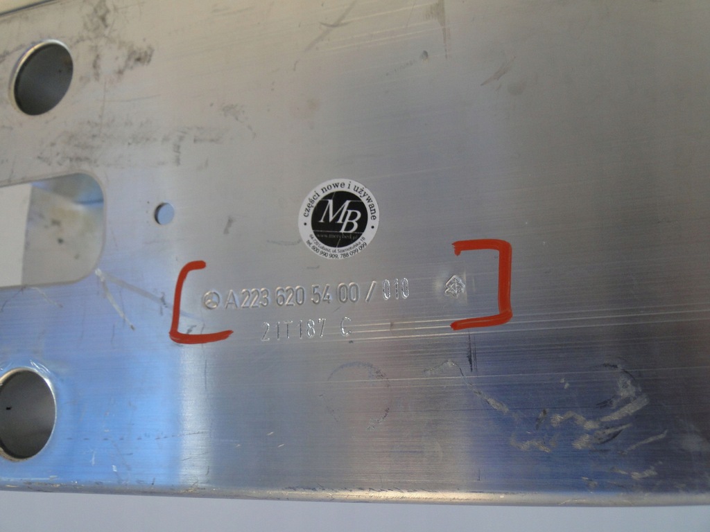 фото №14, Mercedes s klasa w223 223 зона деформации правая