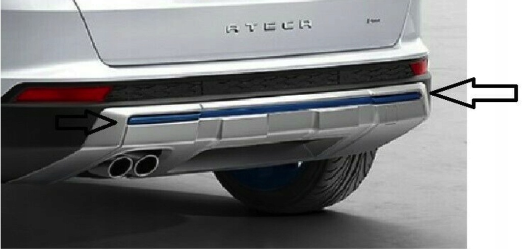 фото №1, ^ молдинг бампера задня ateca x-perience 575071365a