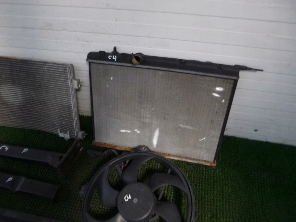 фото №5, Citroen c4 i 04- 1.4 радіатор балка вентилятор