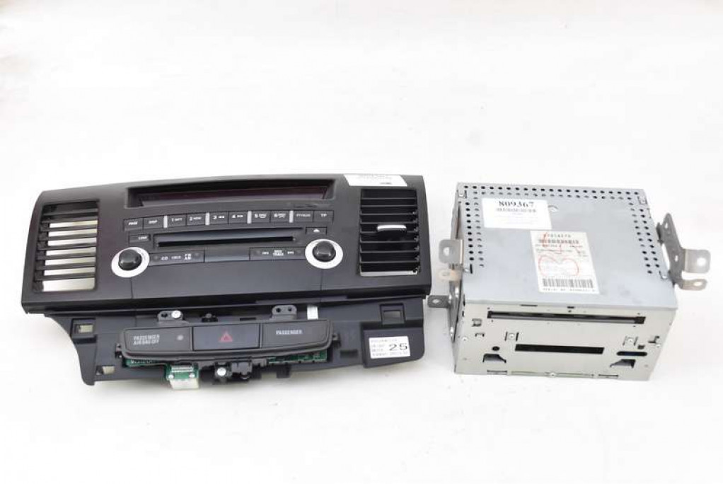 фото №1, Радио радиопроигрыватель дисплей 8701a278 cd mp3 mitsubishi lancer 8 viii