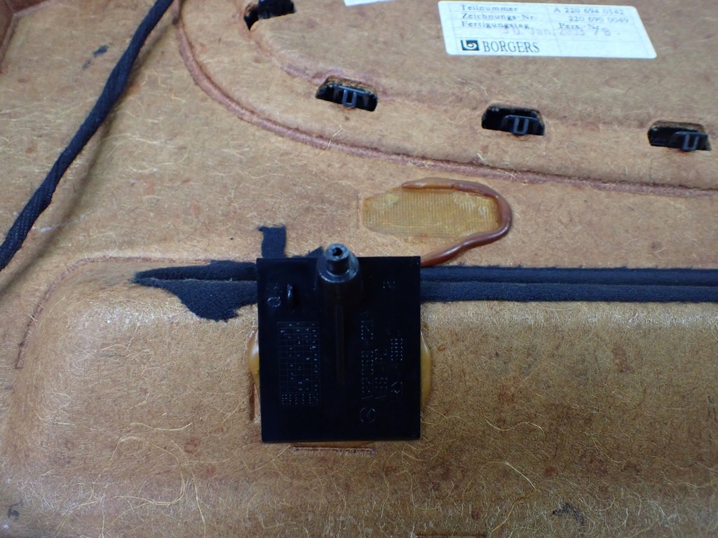 фото №11, Полиця задня задня mercedes w220 a2206940142