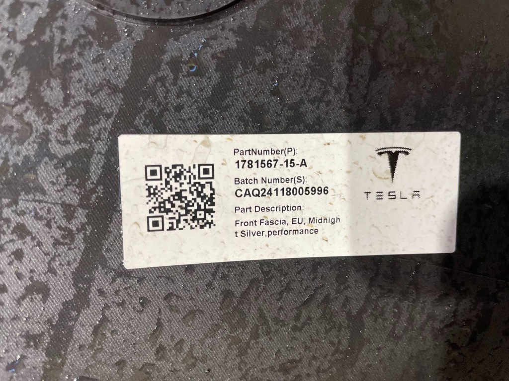 Tesla model 3 highland performance lift 23- бампер перед передний Цена