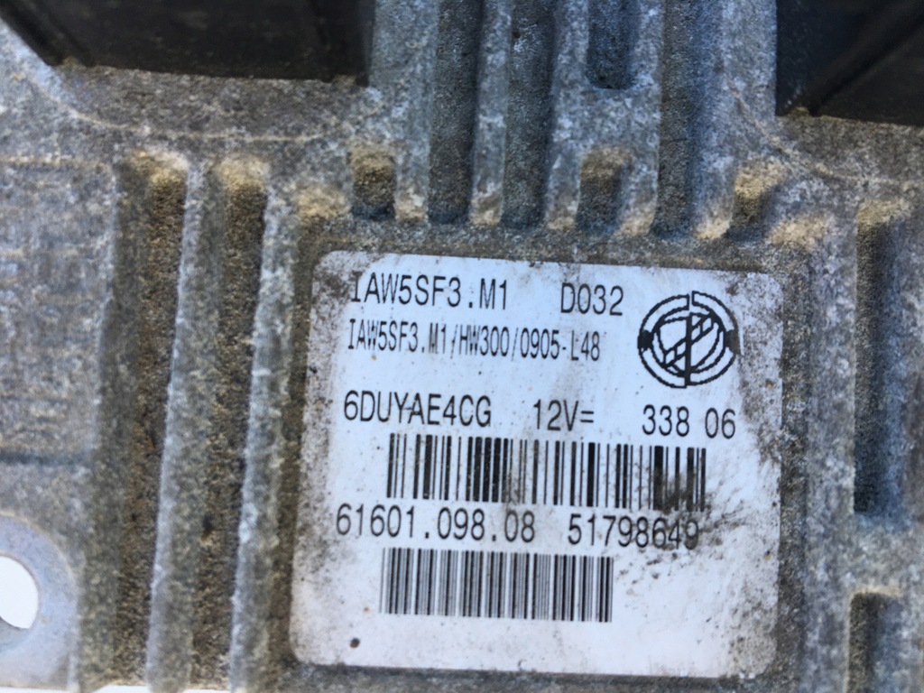 фото №5, Fiat grande punto 1.2 1.4 8v бортовой компьютер ключ bsi