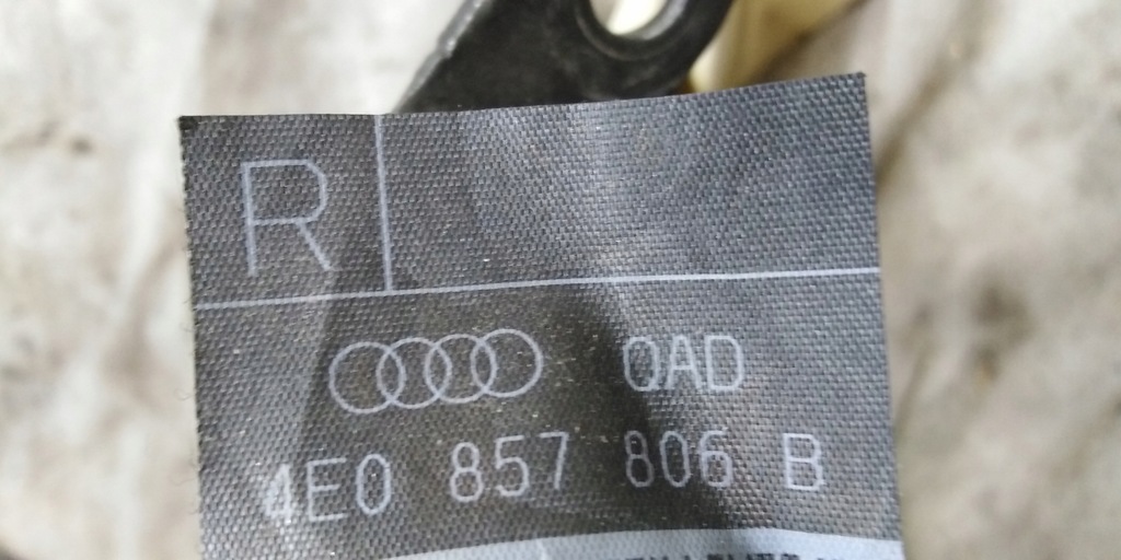 фото №12, Audi a8 d3 pas ремені ремінь безпеки задня комп'ютер. 02-05r