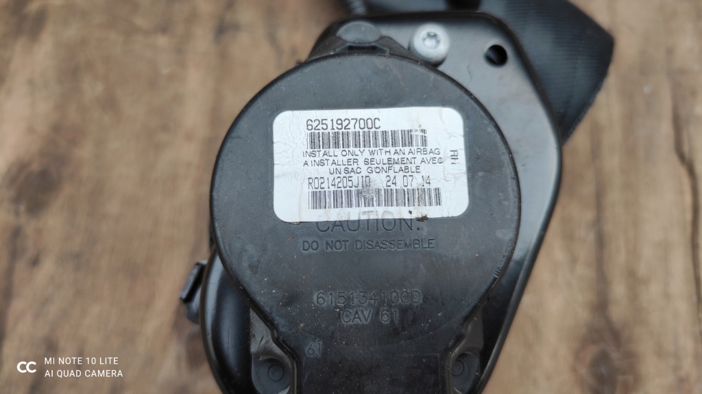 фото №3, Ford focus mk3 usa pas безопасности правый перед!