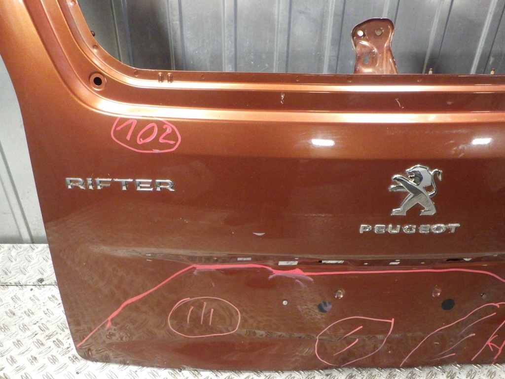 фото №2, Крышка багажника багажника задняя combo rifter berlingo