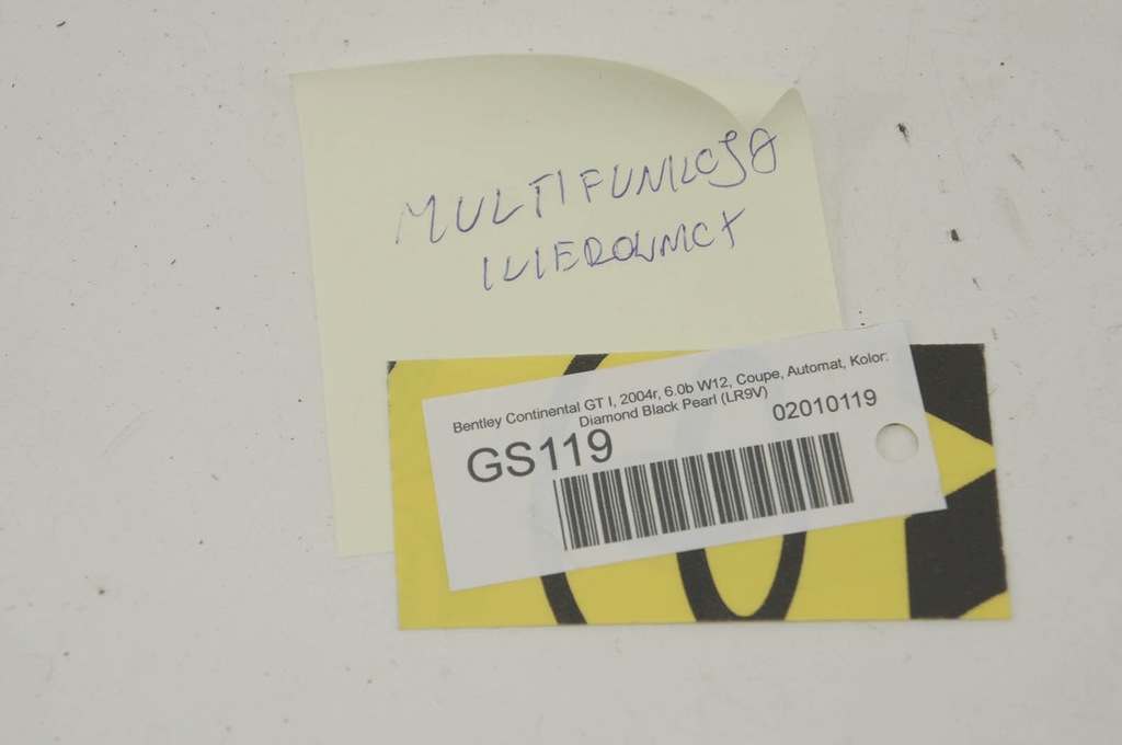 фото №6, Gs119 bentley continental gt i мультифункція ліва