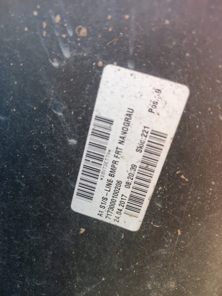 фото №8, Бампер передний перед audi a1 s-line sline lift 8x