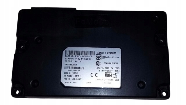 фото №1, Ford ecosport 13 r модуль bluetooth e1bt-14d212-cb